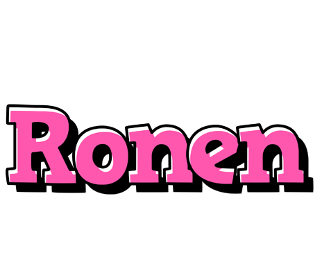 Ronen girlish logo
