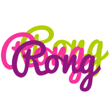 Rong flowers logo