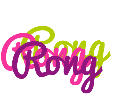 Rong flowers logo