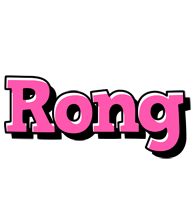 Rong girlish logo