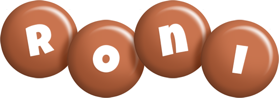 Roni candy-brown logo