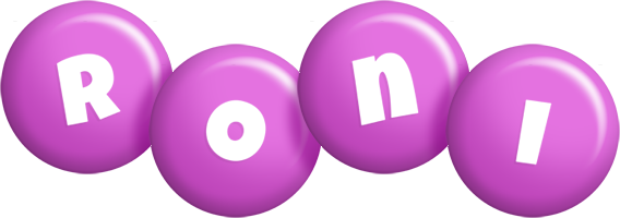 Roni candy-purple logo