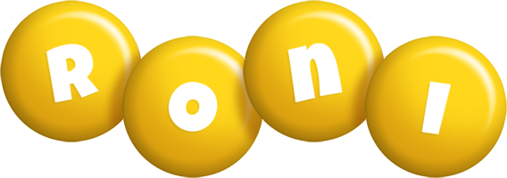 Roni candy-yellow logo