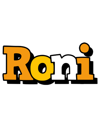 Roni cartoon logo