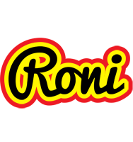 Roni flaming logo