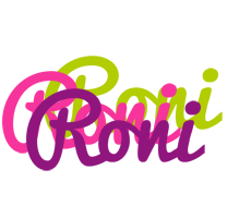 Roni flowers logo