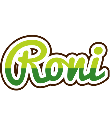 Roni golfing logo