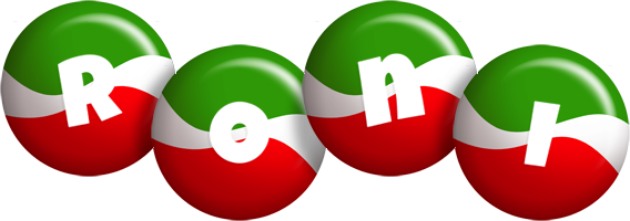 Roni italy logo