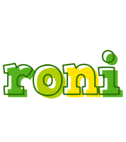 Roni juice logo