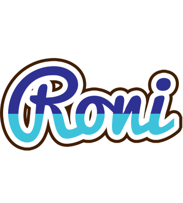 Roni raining logo