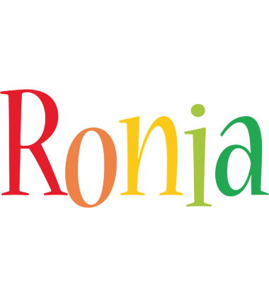 Ronia birthday logo