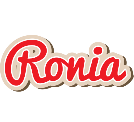 Ronia chocolate logo