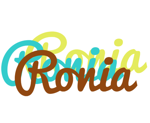 Ronia cupcake logo