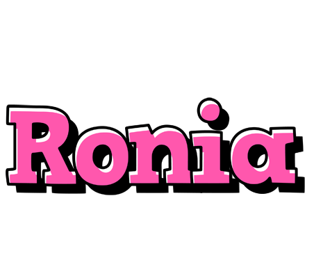 Ronia girlish logo