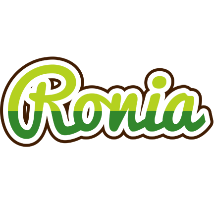 Ronia golfing logo