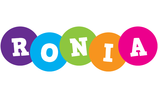 Ronia happy logo
