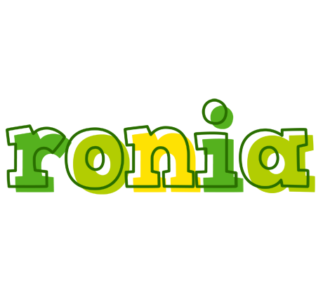Ronia juice logo