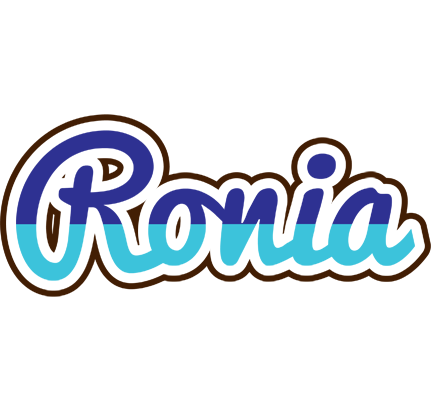 Ronia raining logo