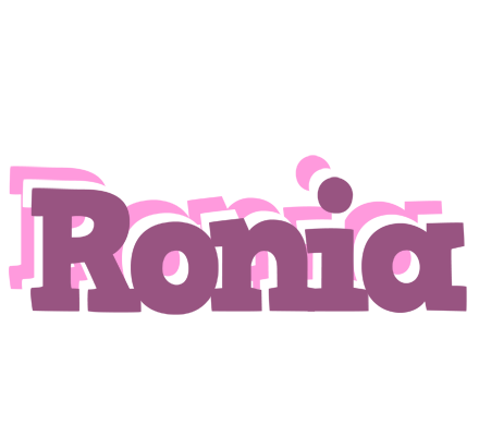 Ronia relaxing logo