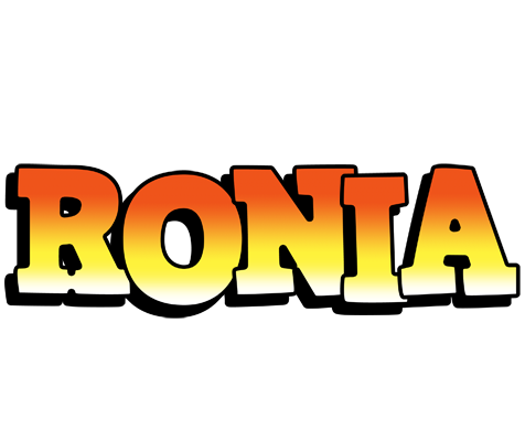 Ronia sunset logo