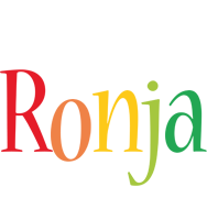 Ronja birthday logo