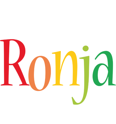 Ronja birthday logo