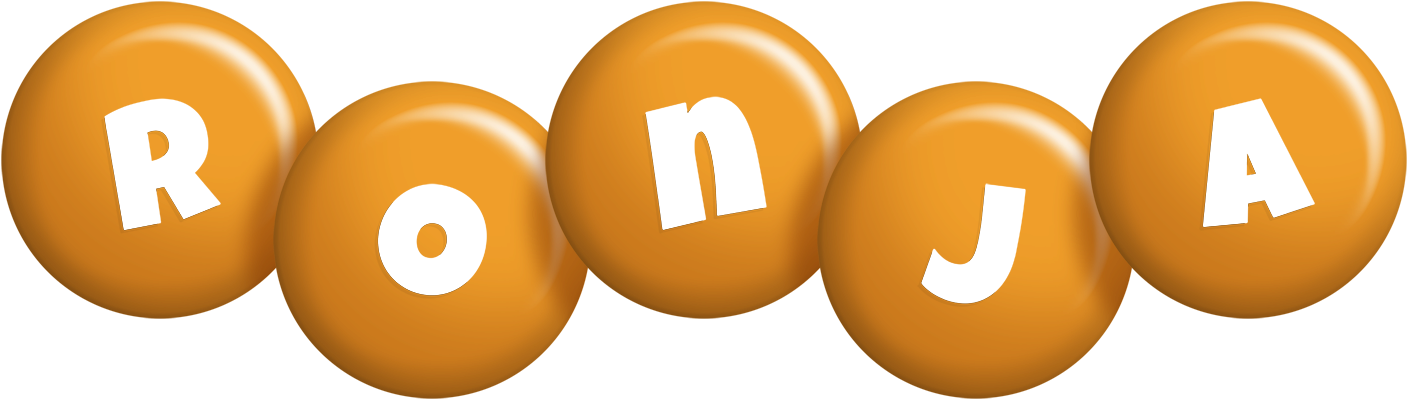 Ronja candy-orange logo