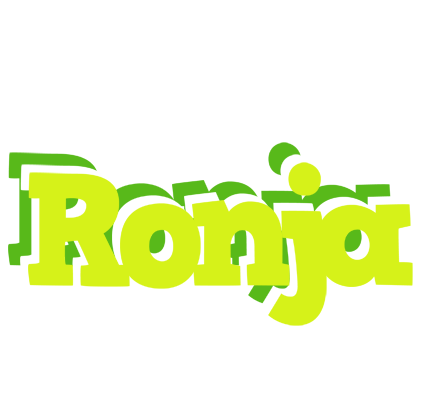Ronja citrus logo