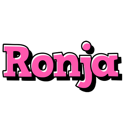 Ronja girlish logo