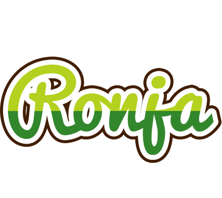 Ronja golfing logo