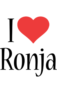 Ronja i-love logo