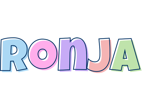 Ronja pastel logo