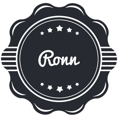 Ronn badge logo