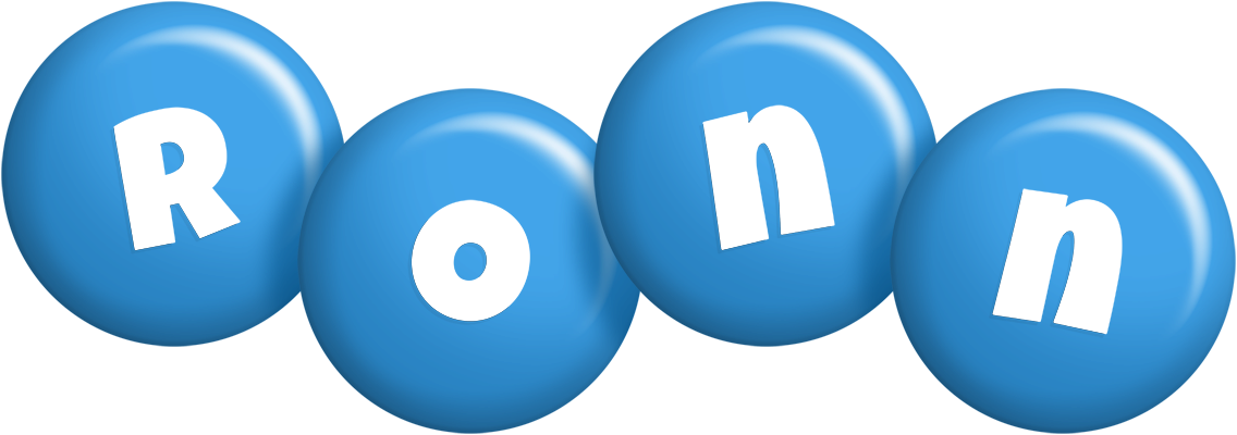 Ronn candy-blue logo
