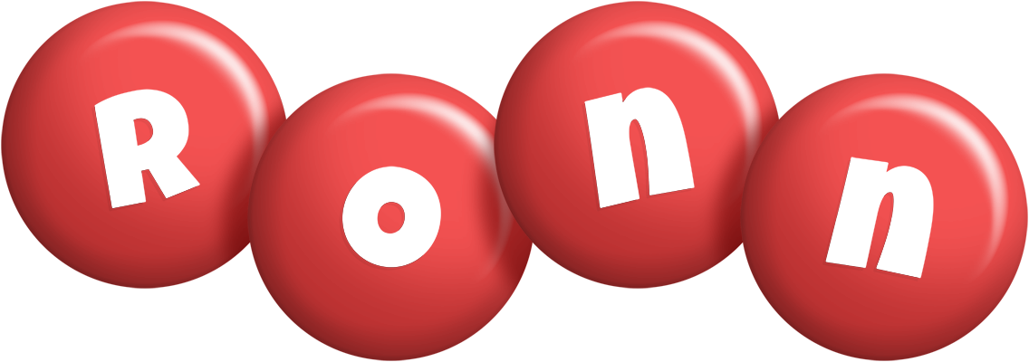 Ronn candy-red logo