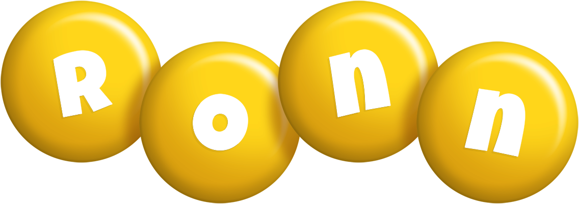 Ronn candy-yellow logo
