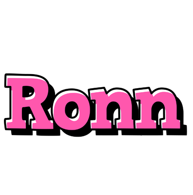 Ronn girlish logo