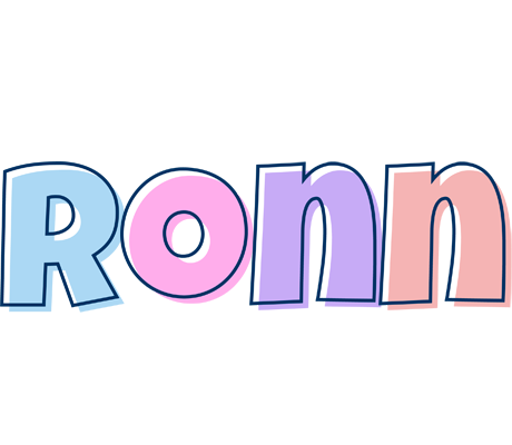 Ronn pastel logo
