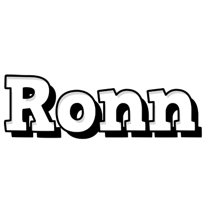 Ronn snowing logo