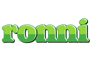 Ronni apple logo