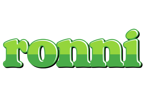 Ronni apple logo