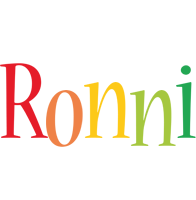 Ronni birthday logo