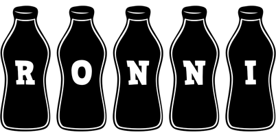 Ronni bottle logo