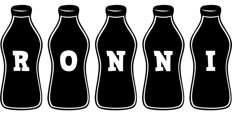 Ronni bottle logo