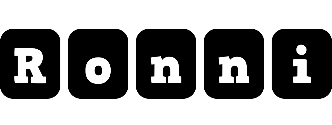 Ronni box logo