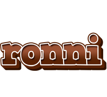 Ronni brownie logo