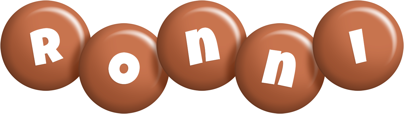Ronni candy-brown logo