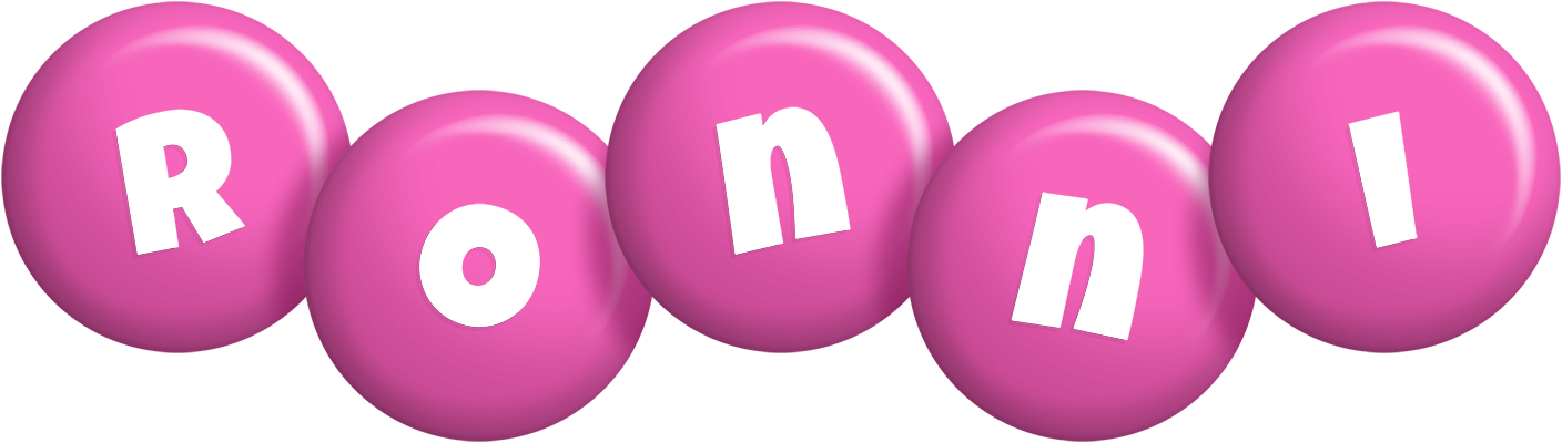 Ronni candy-pink logo
