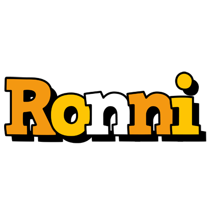 Ronni cartoon logo