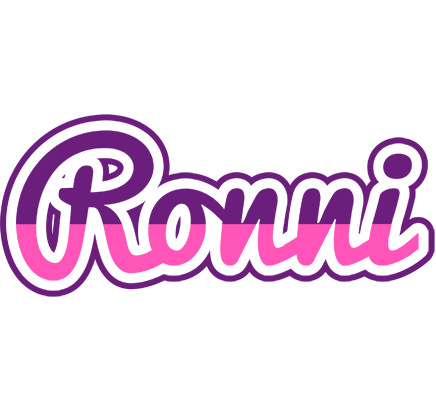 Ronni cheerful logo
